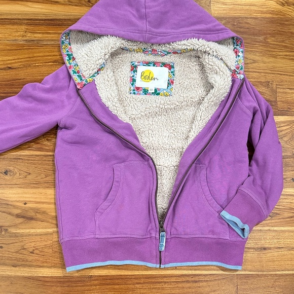 Kids Boden Shaggy-Lined Hoodie Size 8-9Y - Picture 6 of 8